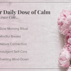 Your Daily Dose of Calm