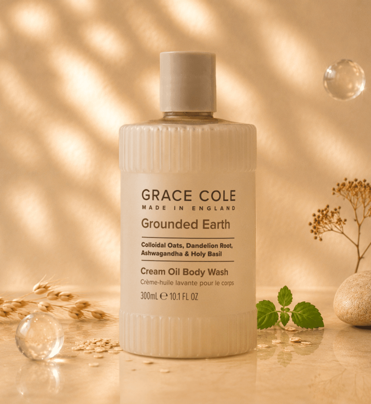 Grace ColeGrounded Earth. Nourish & Protect Cream Oil Body Wash