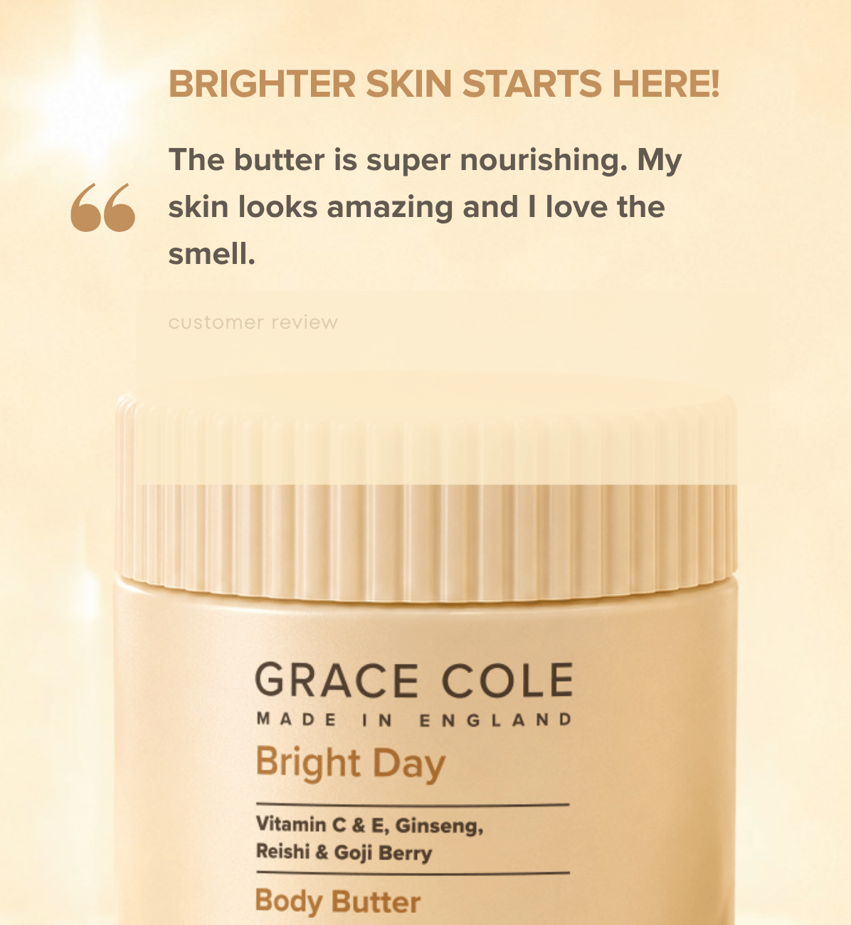 Bright Day. Illuminate & Glow Body Butter