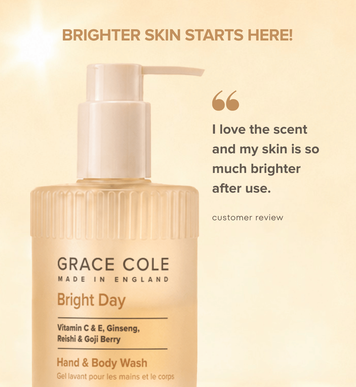 Bright Day. Illuminate & Glow Hand & Body Wash