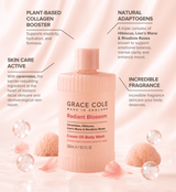 Grace ColeRadiant Blossom. Renew & Restore Cream Oil Body Wash