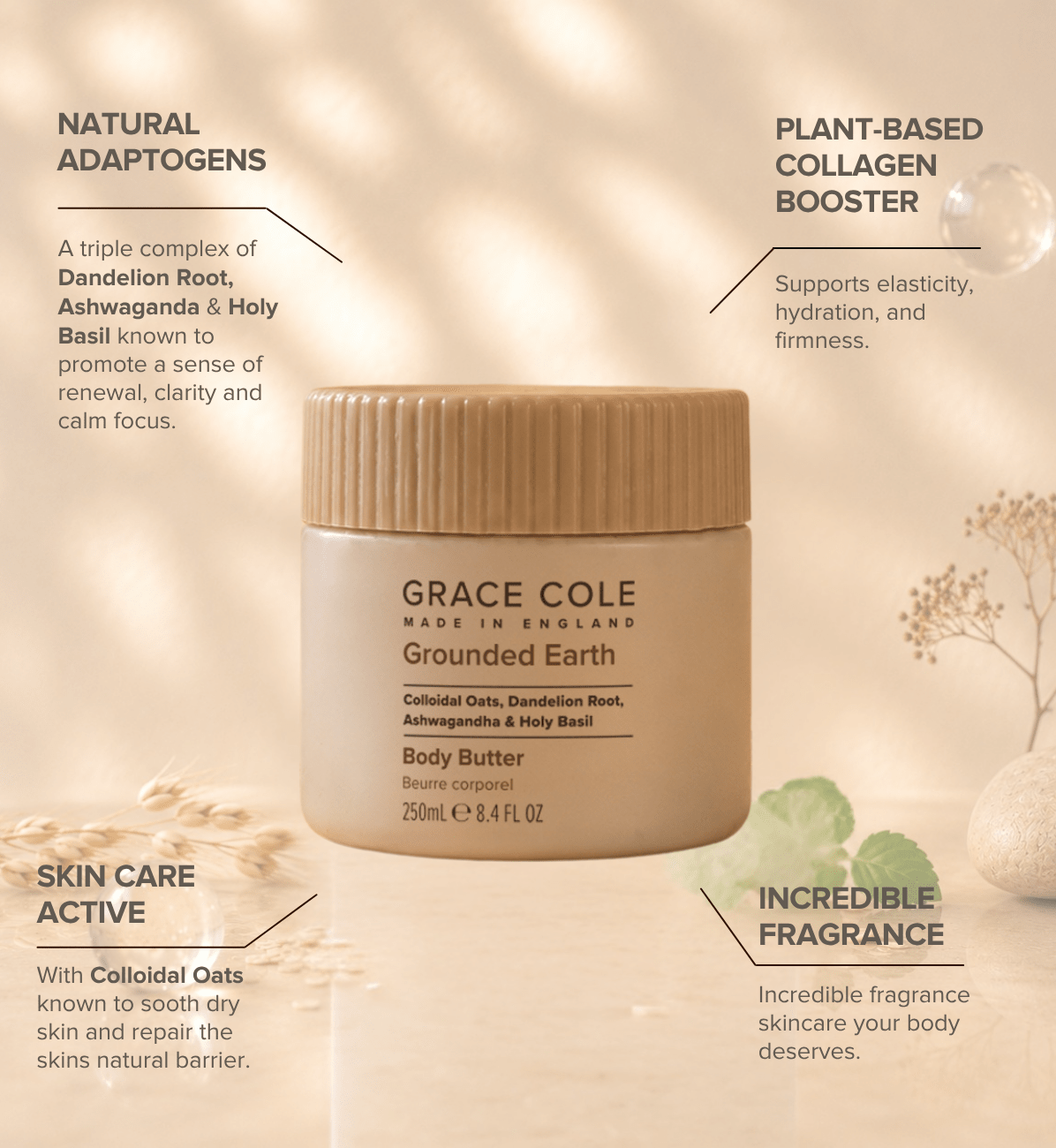 Grace ColeGrounded Earth. Nourish & Protect Body Butter