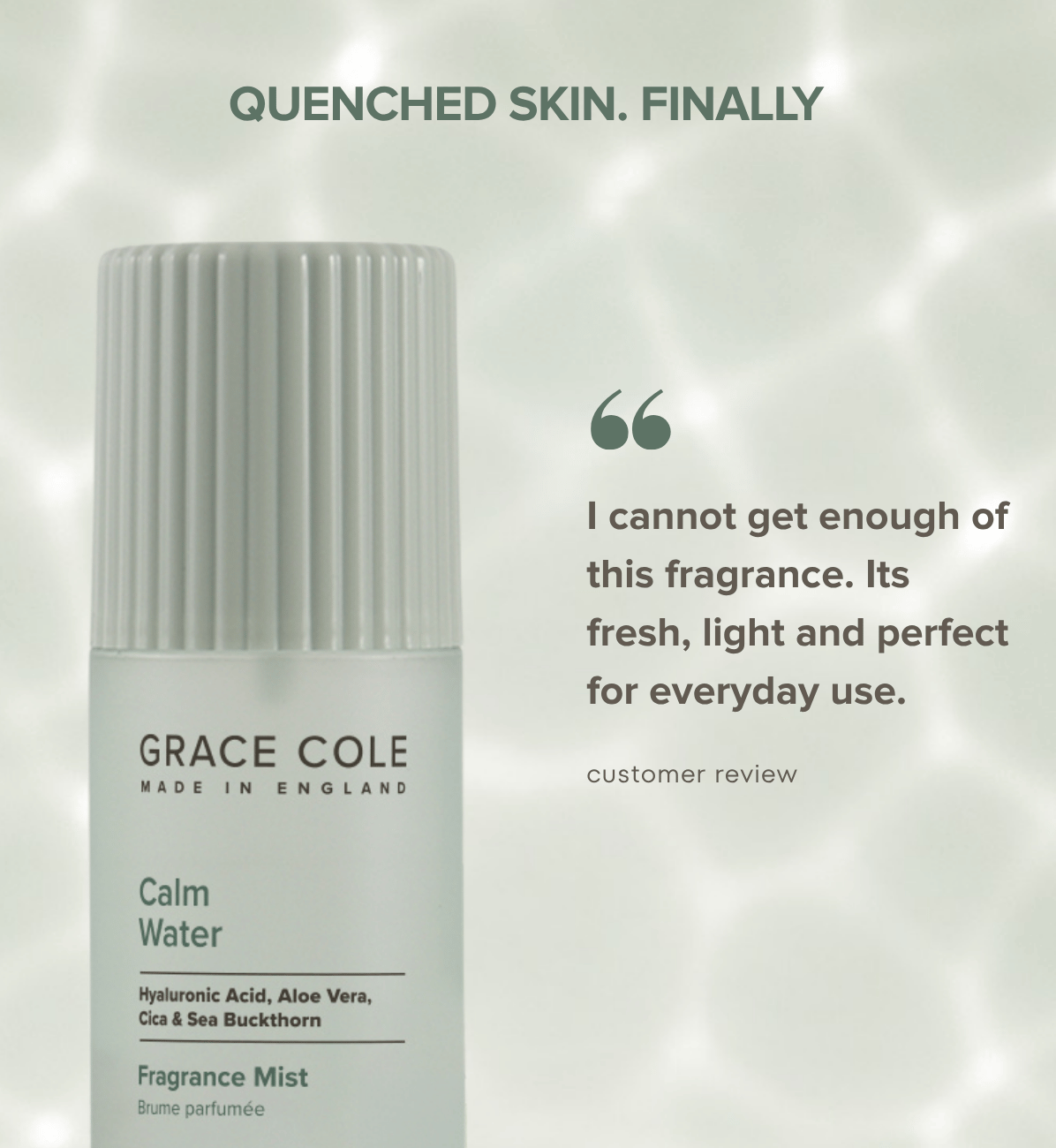 Calm Water. Hydrate & Replenish Fragrance Mist