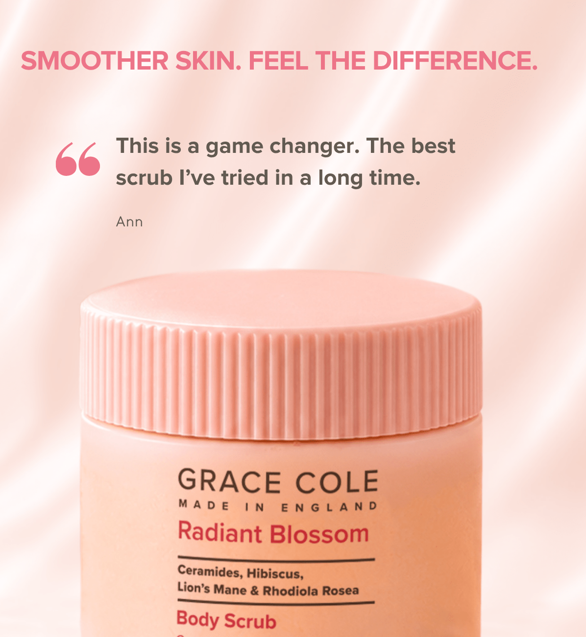 Grace ColeRadiant Blossom. Renew & Restore Body Scrub