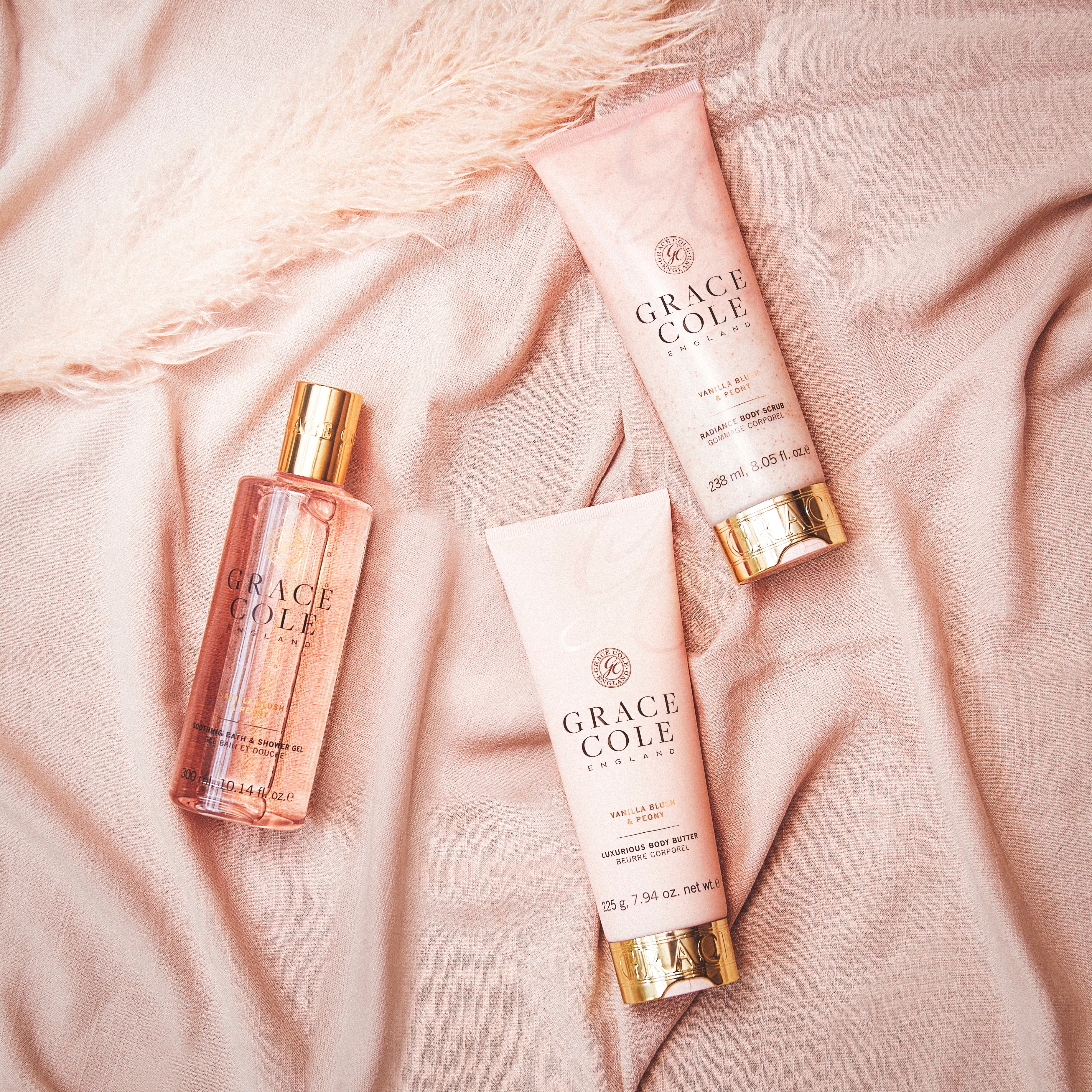 Grace ColeVanilla Blush & Peony Soothing Bath & Shower GelBody Wash