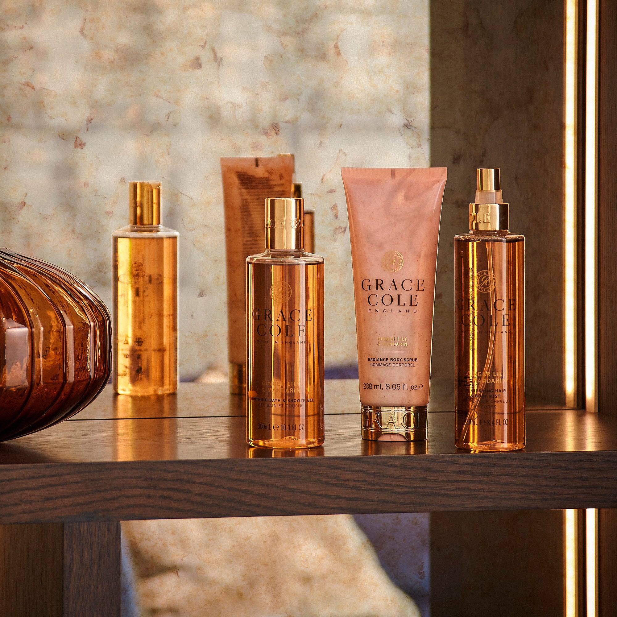 Grace Cole Ginger Lily & Mandarin Soothing Bath & Shower Gel Body Wash