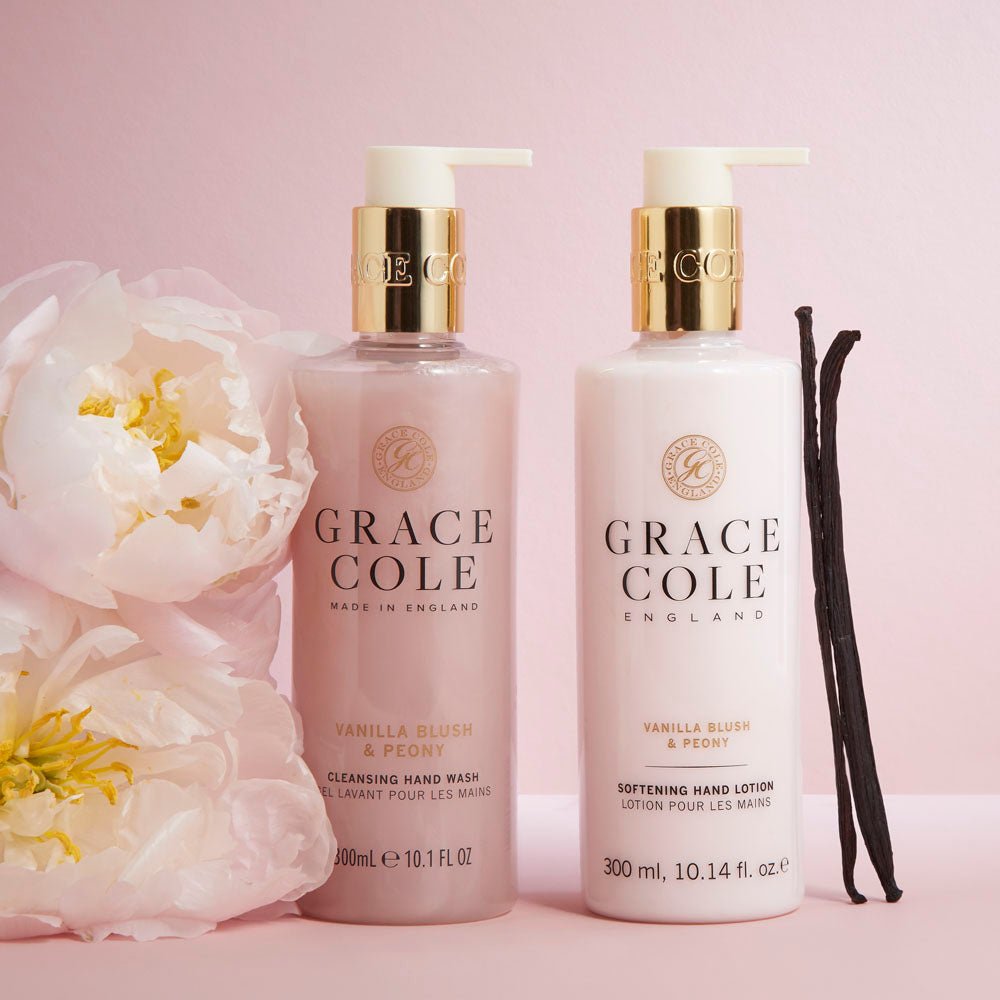 Grace Cole Vanilla Blush & Peony Body Lotion 1 x 300 ml : : Beauty