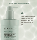Grace ColeCalm Water. Hydrate & Replenish Hand & Body Lotion