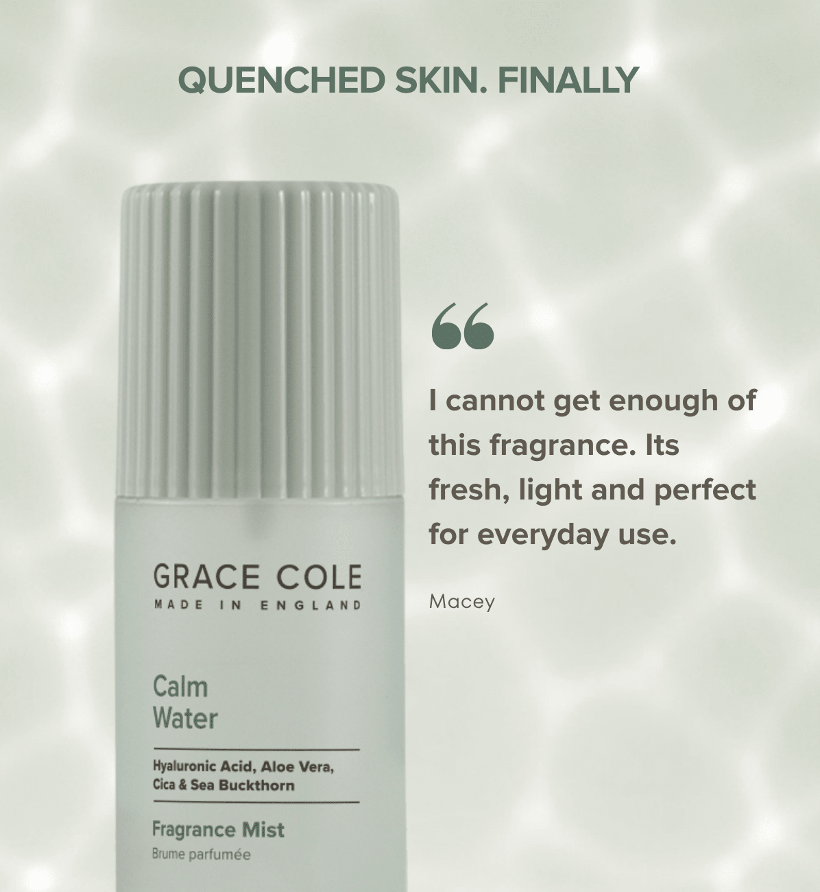 Grace ColeCalm Water. Hydrate & Replenish Fragrance Mist