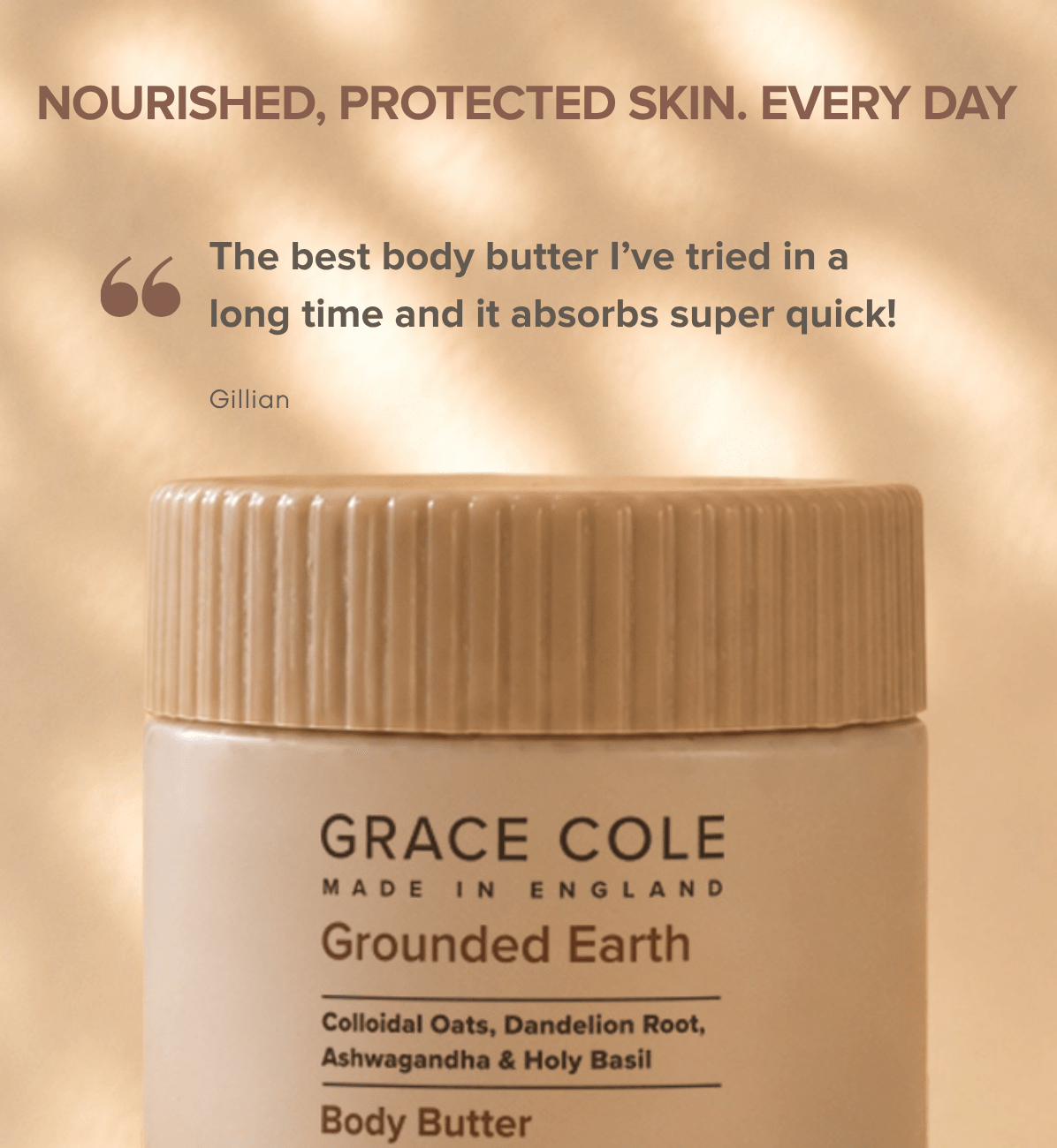 Grace ColeGrounded Earth. Nourish & Protect Body Butter
