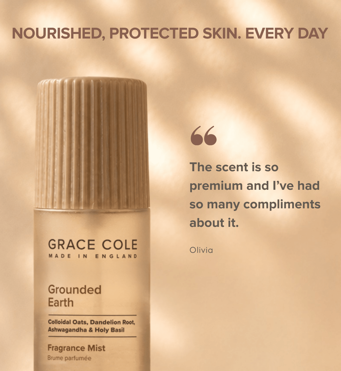 Grace ColeGrounded Earth. Nourish & Protect Fragrance Mist