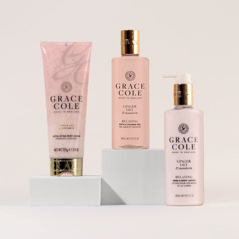 Grace ColeGinger Lily & Mandarin Body Glow Collection