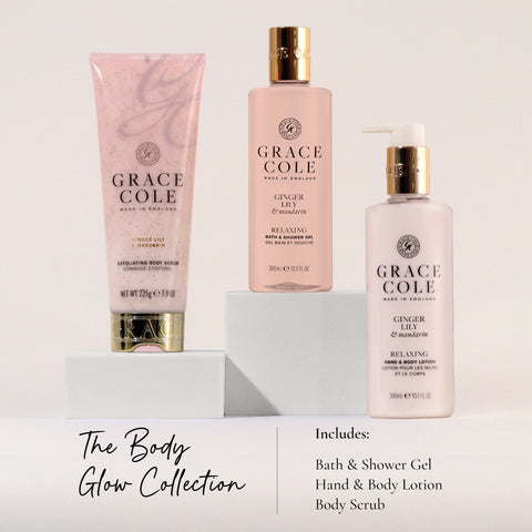 Grace ColeGinger Lily & Mandarin Body Glow Collection