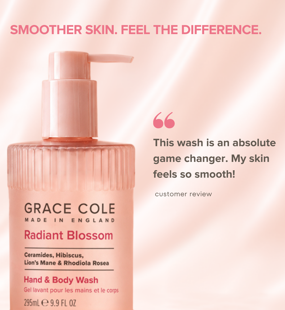 Radiant Blossom. Renew & Restore Hand & Body Wash