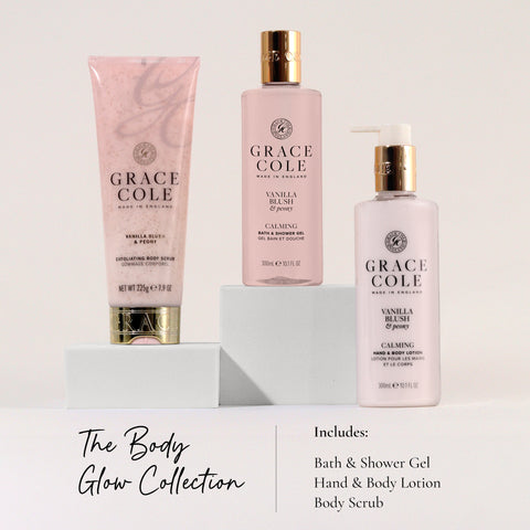 Grace ColeVanilla Blush & Peony Body Glow Collection