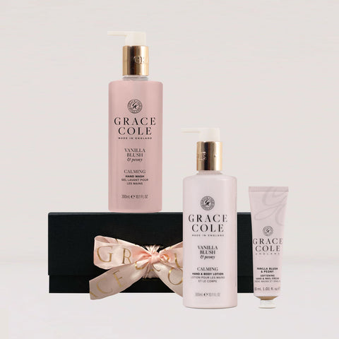 Grace ColeVanilla Blush & Peony Mother’s Day Hand Care Gift SetLuxury Gift Sets