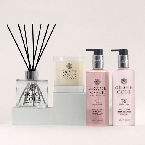 Grace ColeWild Fig & Pink Cedar Home Scent Collection