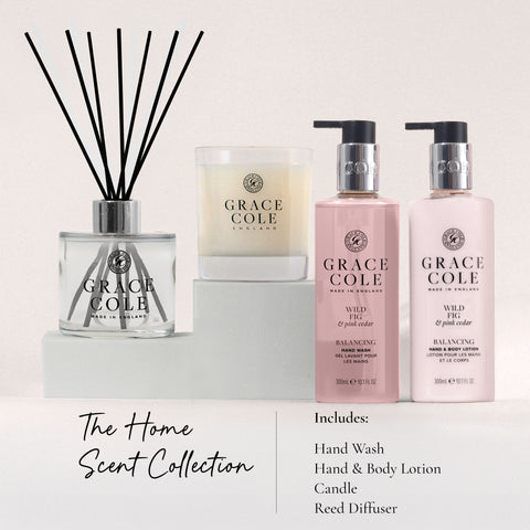Grace ColeWild Fig & Pink Cedar Home Scent Collection