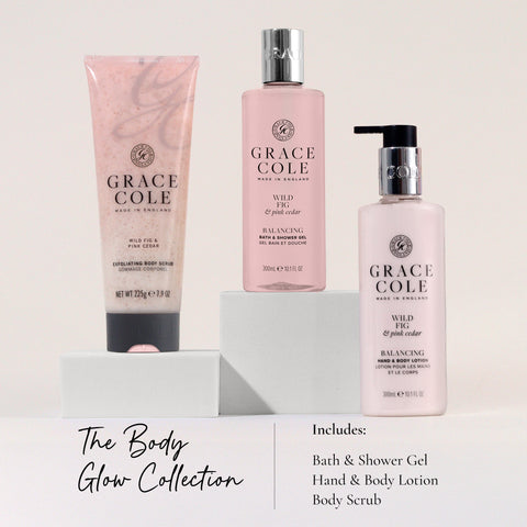Grace ColeWild Fig & Pink Cedar Body Glow Collection