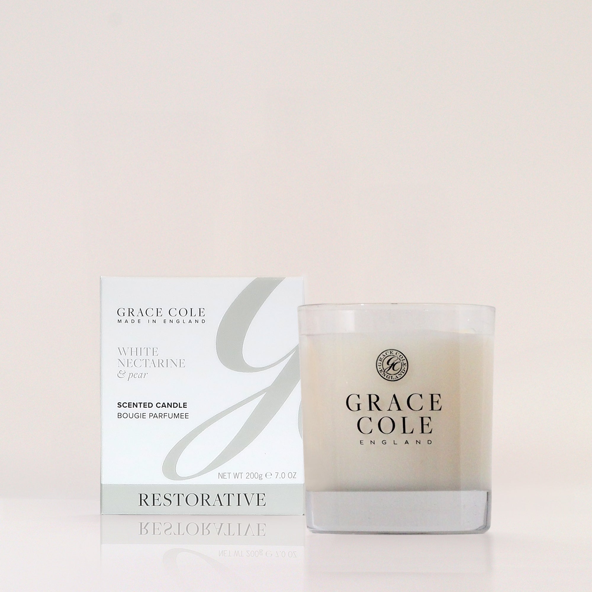 Grace ColeWhite Nectarine & Pear Fragrant CandleCandles