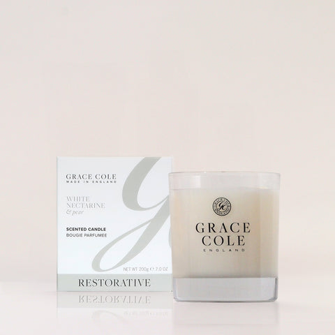 Grace ColeWhite Nectarine & Pear Fragrant CandleCandles