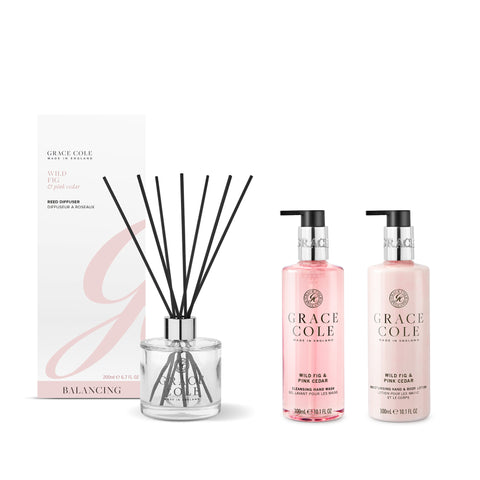 Grace Cole Wild Fig & Pink Cedar Discovery Set Luxury Gift Sets