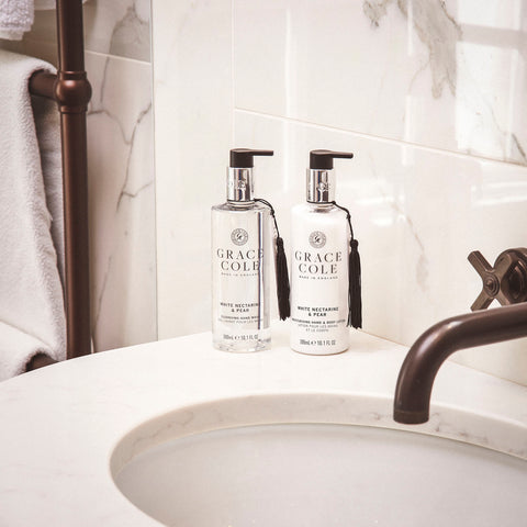 Grace Cole White Nectarine & Pear Moisturising Hand & Body Lotion Hand & Body Lotion