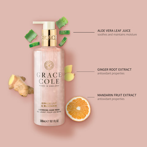 Grace Cole Ginger Lily & Mandarin Cleansing Hand Wash 300ml Hand Wash