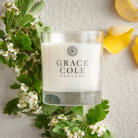 Grace Cole Nectarine Blossom & Grapefruit Fragrant Candle Candles
