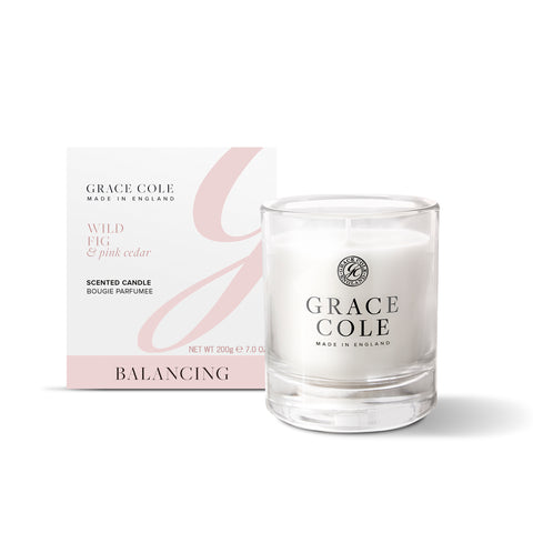 Grace Cole Wild Fig & Pink Cedar Fragrant Candle Candles